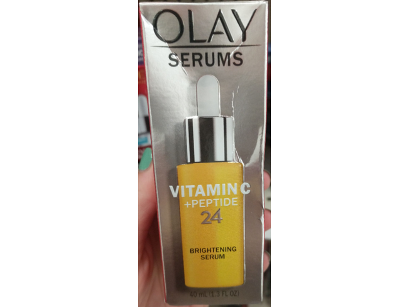 Olay Serums Brightening Serum, Vitamin C + Peptide 24, 1.3 fl oz/40 mL