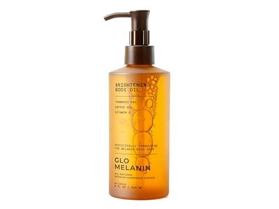 Glo Melanin Brightening Body Oil, Turmeric Oil + Coffee Oil + Vitamin E, 8 fl oz/240 mL