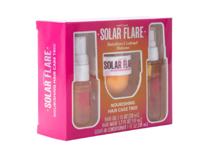 ScentXscent Solar Flare Nourishing Hair Care Trio, Brazilian Caramel Dreams