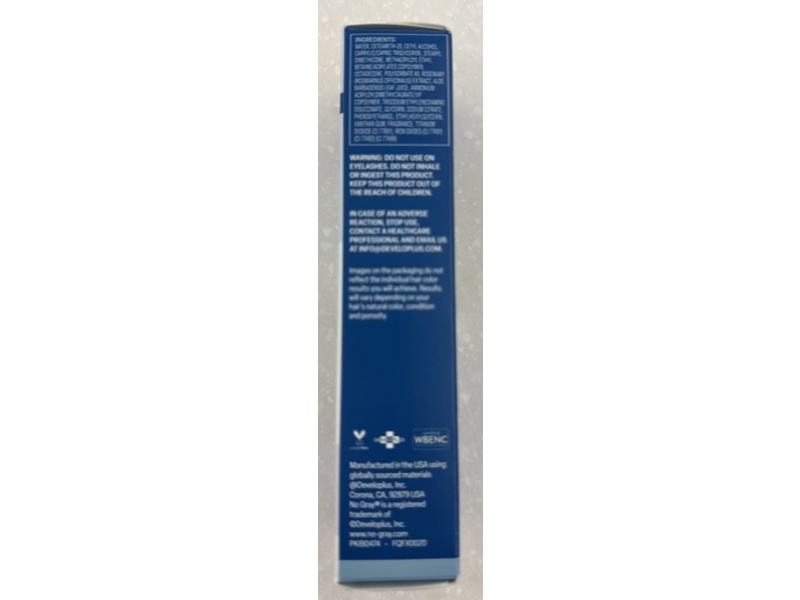 No Gray Quick Fix Instant Root Touchup, Light Brown, 5 fl oz/14.8 mL