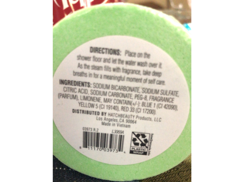 Five Deep Breaths Shower Steamer Fizzie, Tea Tree, 1.7 oz/50 g