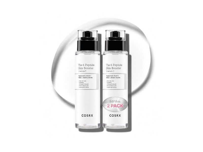 COSRX The 6 Peptide Skin Booster Serum, 5.07 fl oz/150 mL, Pack Of 2