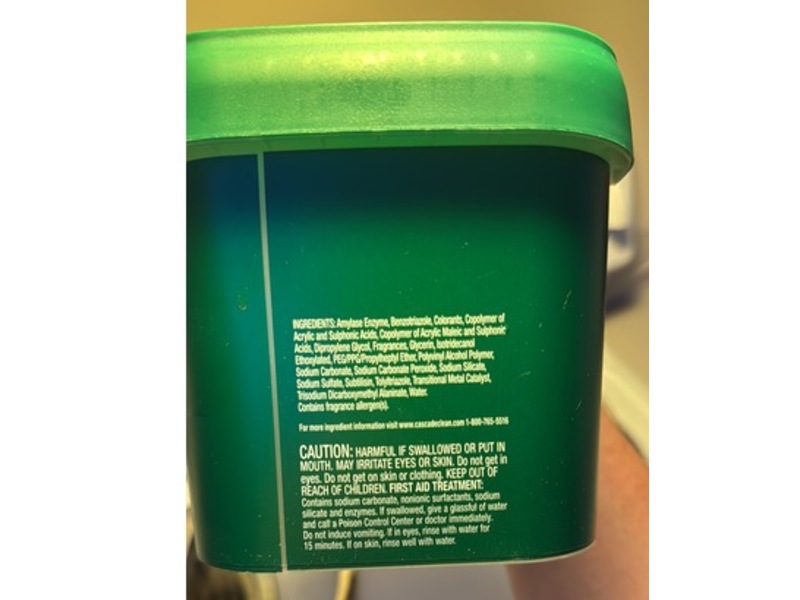 Cascade Complete Dishwasher Detergent, Lemon, 59 Pacs, 30.5 oz/867 g