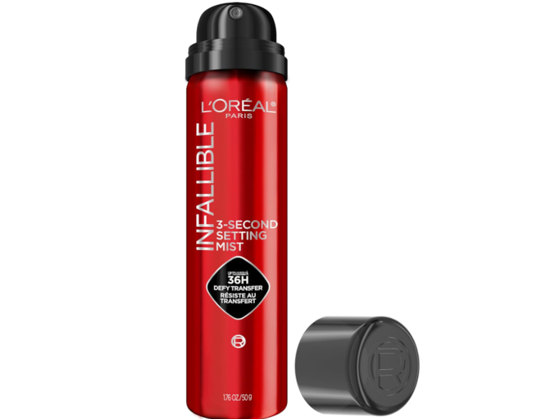 L'Oreal Paris Infallible 3-Second Setting Mist Spray, 1.76 oz/50 g