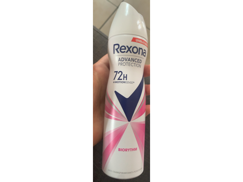 Rexona Advanced Protection Antiperspirant, Biorythm,150 mL