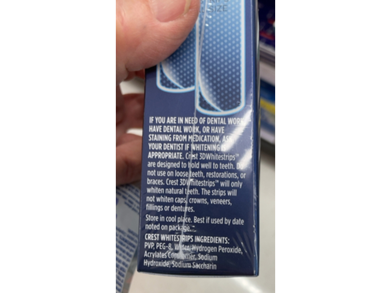 Crest 3D Whitestrips Dental Whitening Kit, 38 Count