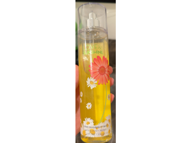 Bath & Body Works Love & Sunshine Fine Fragrance Mist, 8 fl oz/236 mL