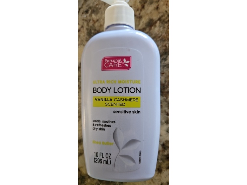 Personal Care Ultra Rich Moisture Body Lotion, Vanilla Cashmere Scented, 10 fl oz/296 mL