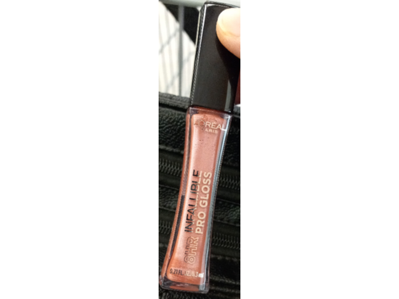 L’Oreal Paris Infallible Pro Lip Gloss, Pink Opal, 0.21 fl oz/6.3 mL