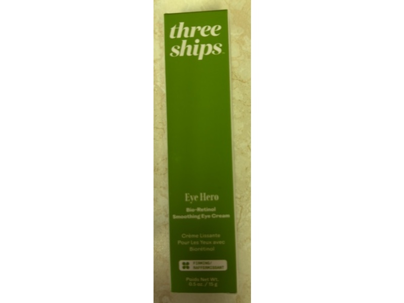 Three Ships Eye Hero Smoothing Eye Cream, Bio-Retinol, 0.5 oz/15 g