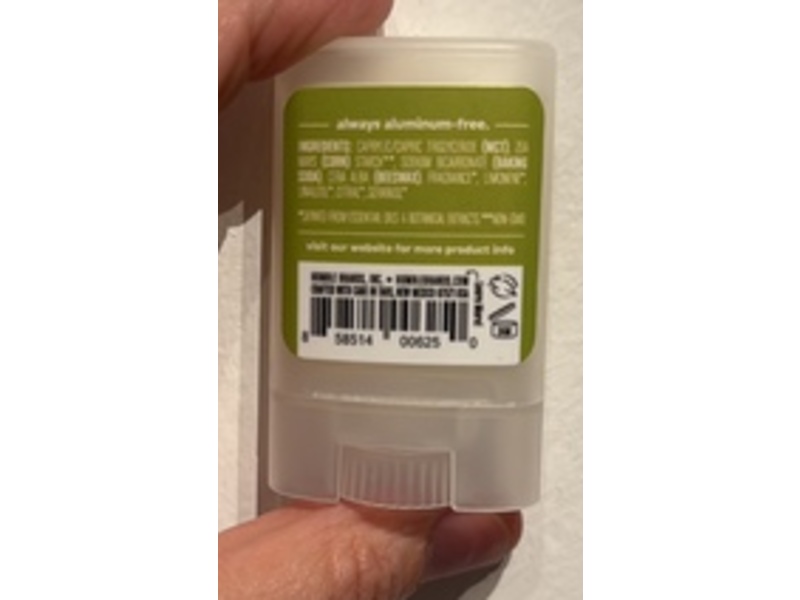 Humble Deodorant, Bergamot & Ginger, 0.5 oz/14 g