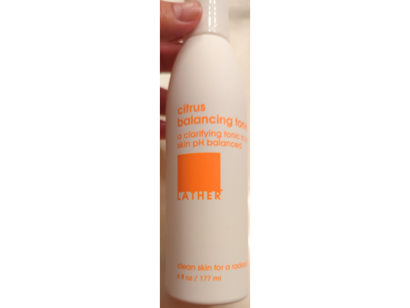 Lather Citrus Balancing Facial Toner, 6 fl oz/177 mL