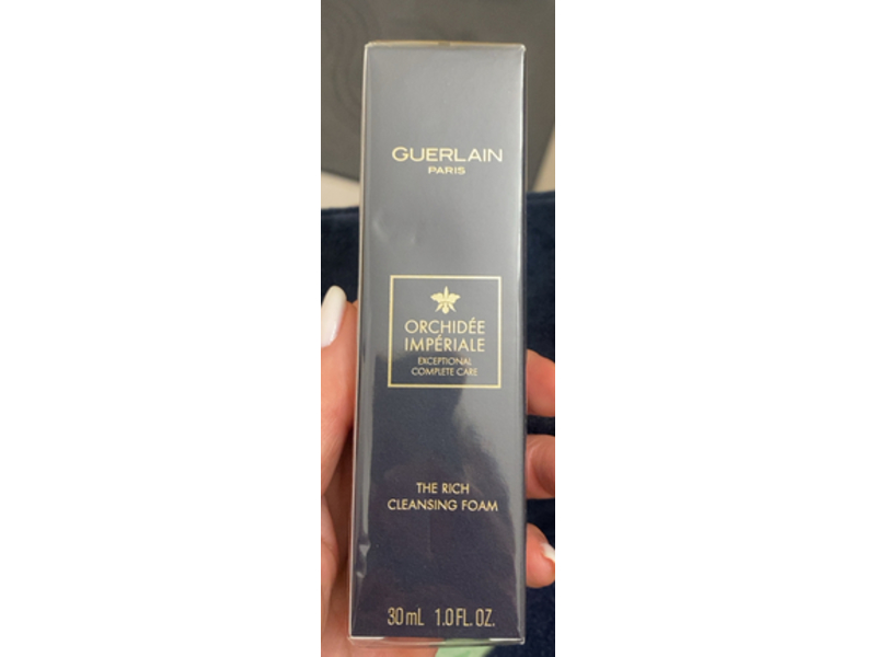 Guerlain Paris The Rich Cleansing Foam, Orchidee Imperial, 1.0 fl oz/30 mL