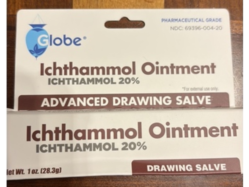 Globe Advanced Drawing Salve Ointment, Ichthammol 20%, 1 oz/28.3 g
