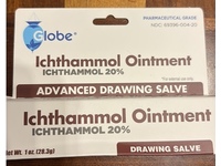Globe Advanced Drawing Salve Ointment, Ichthammol 20%, 1 oz/28.3 g - thumbnail 2