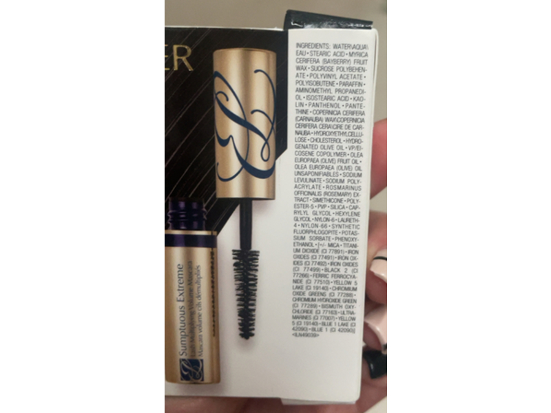 Estee Lauder Sumptuous Extreme Lash Multiplying Volume Mascara, 01 Black, 0.09 oz/2.8 mL