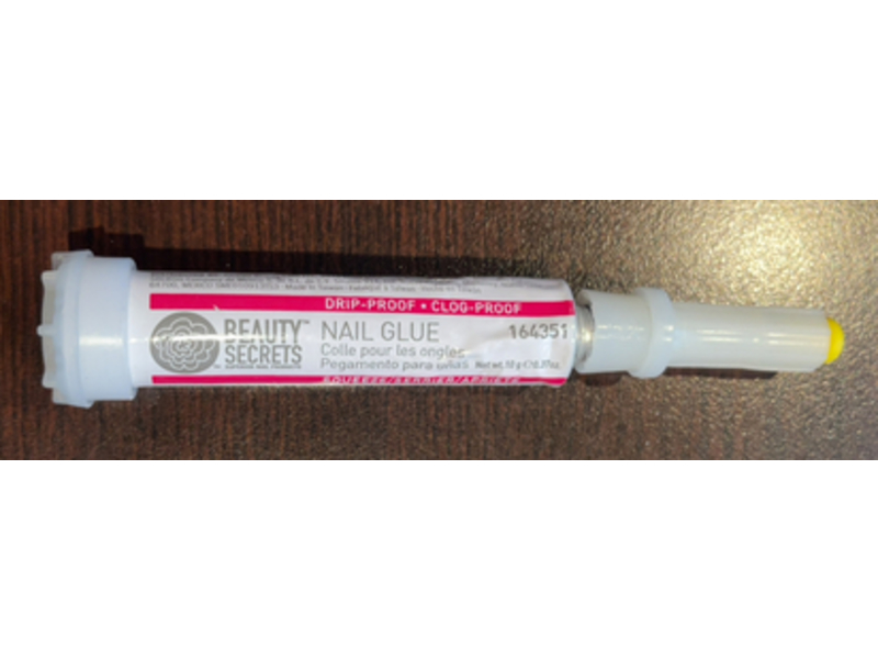 Beauty Secrets Drip & Clog Proof Nail Glue, 0.37 oz/10 g