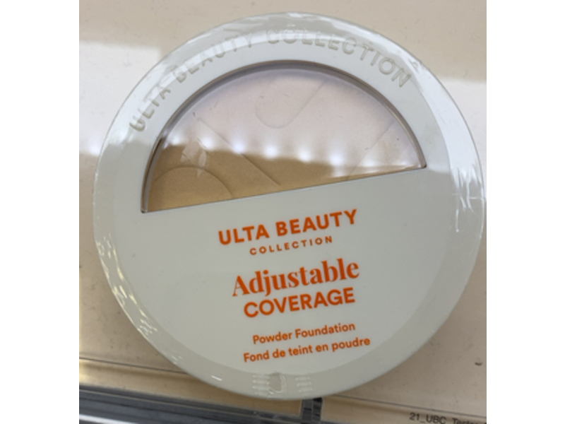 Ulta Beauty Adjustable Coverage Powder Foundation, Light Warm, 0.18 oz/5.2 g