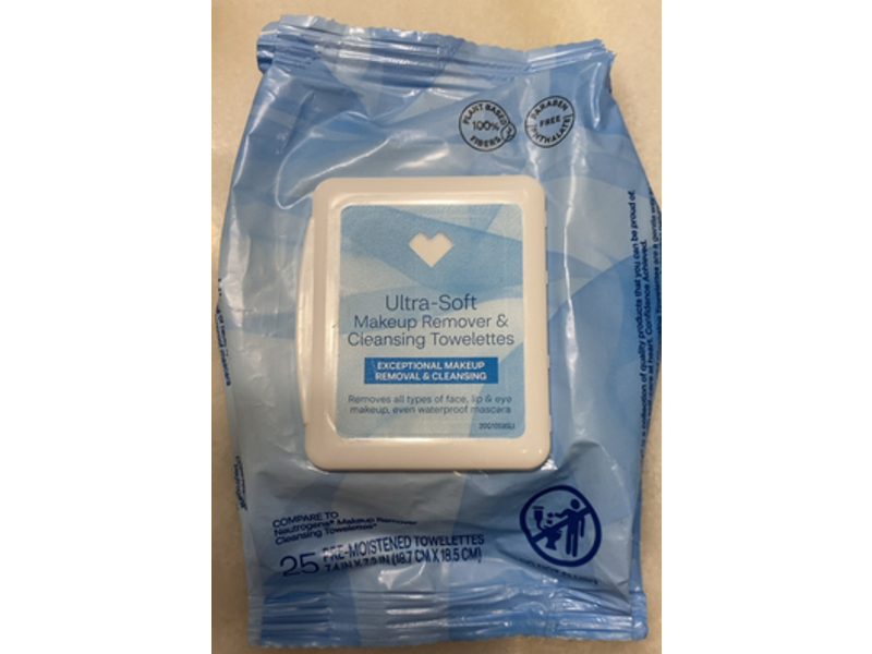 Cvs Ultra-Soft Makeup Remover & Cleansing Towelettes, 25 Count