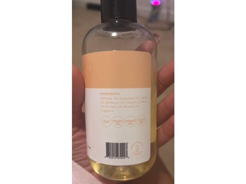 Her Fantasy Box Body Splash Hydrating Body Oil, Vanilla Drip, 8 fl oz