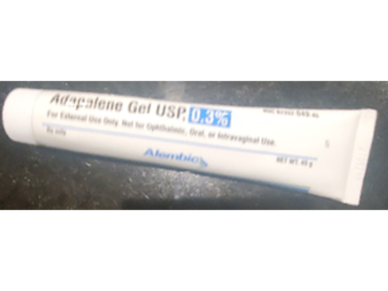Adapalene Gel, 0.3%, 45 g Alembic (RX)