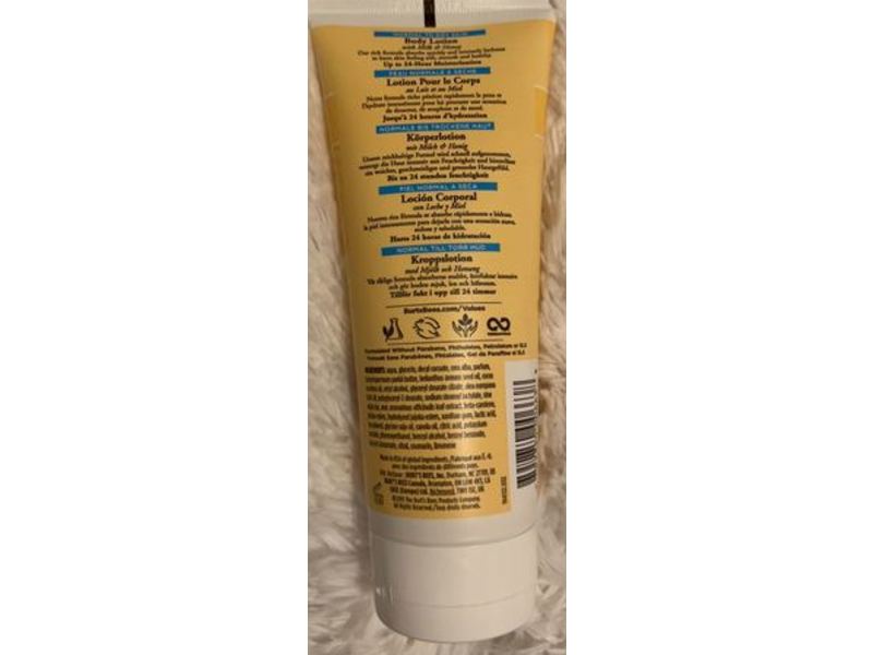 Burt's Bees Body Lotion, Milk & Honey, 6 oz/170 g