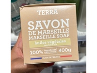 Terra Savon Marseille Soap, Vegetable Oils, 400 g - thumbnail 2
