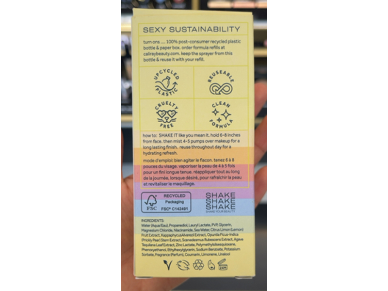 Caliray Surfproof Setting Spray, 3.38 fl oz/100 mL