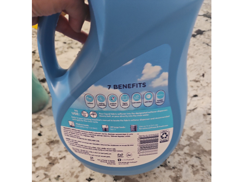 Downy 2 In 1 Soft & Fresh Fabric Softener, Soft Cool Cotton, 120 Loads, 88 fl oz/2.63 mL