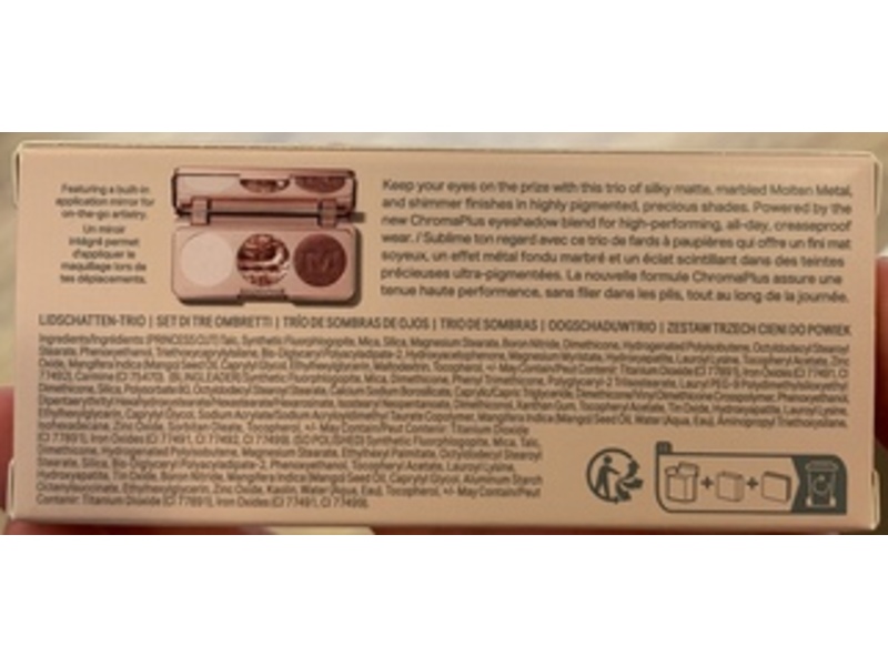 Morphe Eyeshadow Trio, Pinky Ring, 0.12 oz/3.5 g