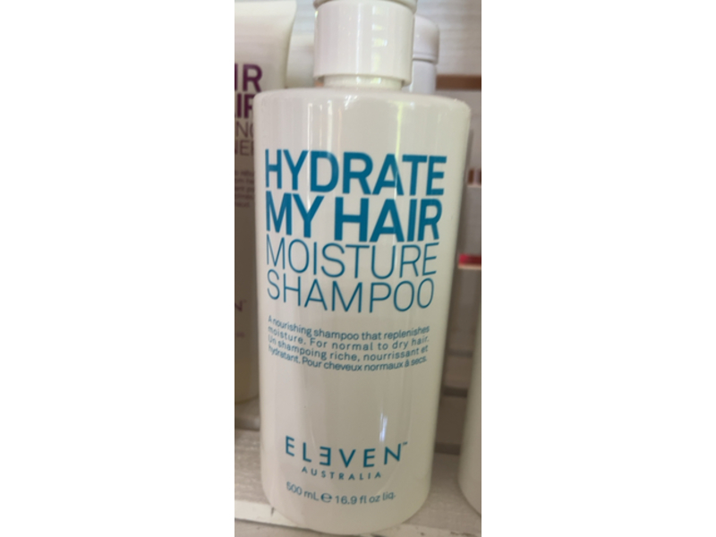 Eleven Australia Hydrate My Hair Moisture Shampoo, 16.9 fl oz/500 mL