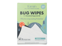 Fomin Bug Wipes, Citronella & Peppermint Oil, 160 g, Count 15 - thumbnail 1