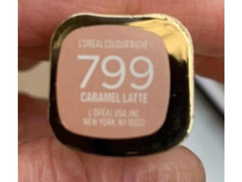 L'Oreal Paris Colour Riche Satin Lipstick, 799 Caramel Latte, 0.13 oz