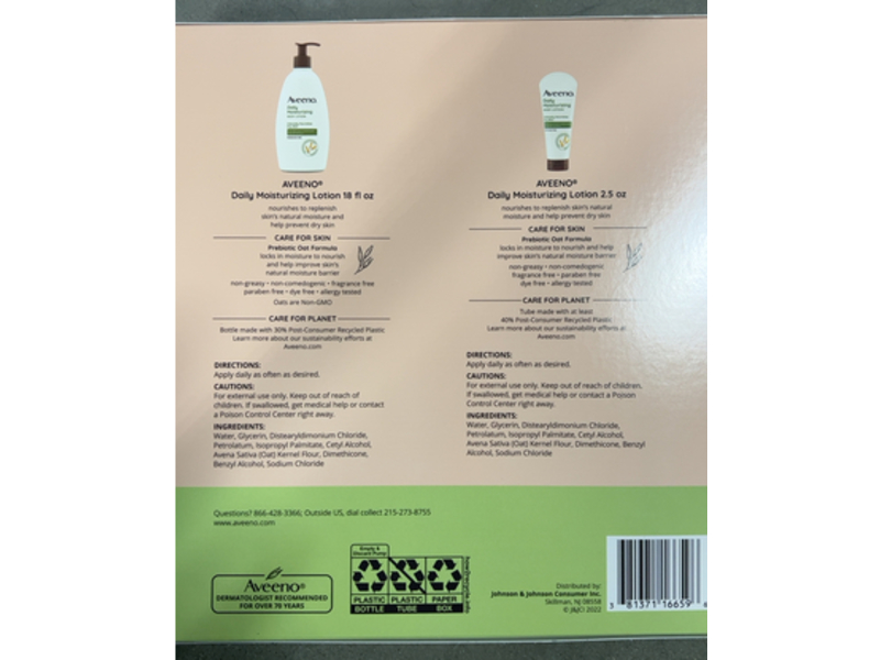 Aveeno Daily Moisturizing Body Lotion Set