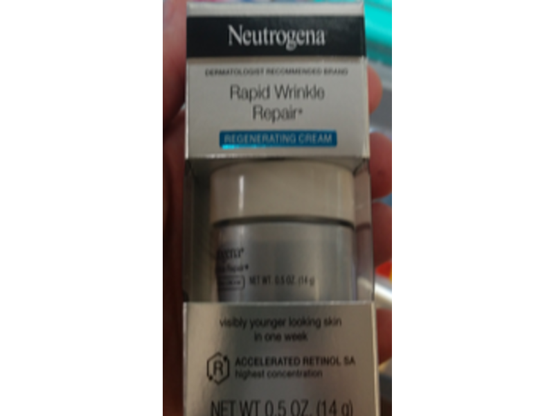Neutrogena Rapid Wrinkle Repair Regenerating Cream, 0.5 oz
