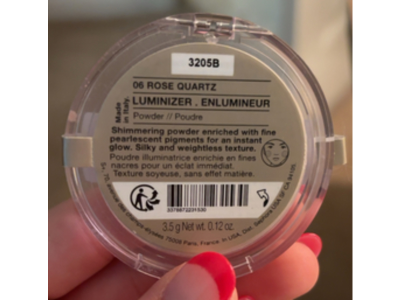 Sephora Colorful Powder Luminizer, 06 Rose Quartz, 0.12 oz/3.5 g
