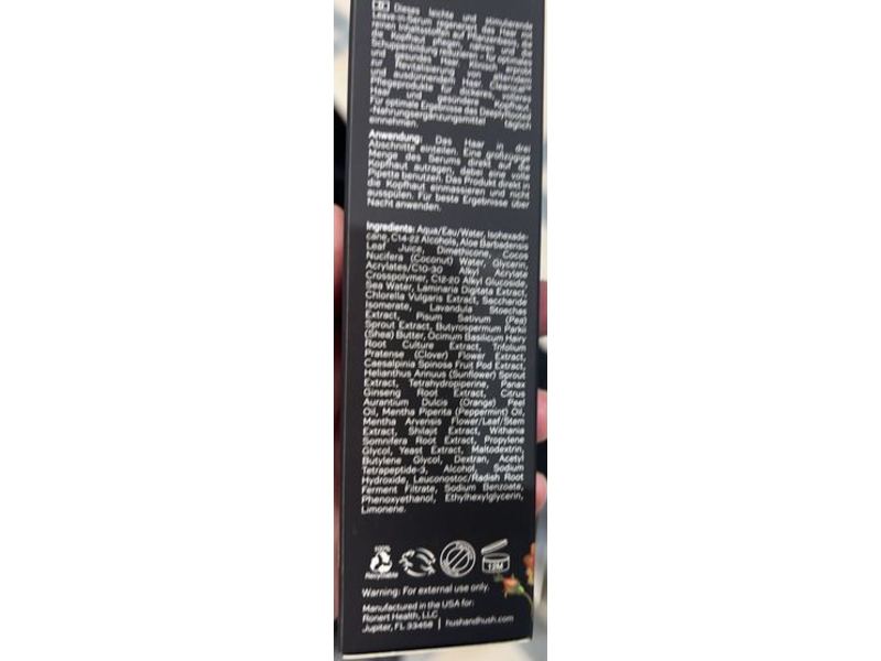 Hush & Hush Deeply Rooted Hair Serum, 2 fl oz/60 mL