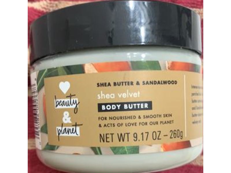 Love Beauty And Planet Shea Velvet Body Butter, 9.17 oz/260 g