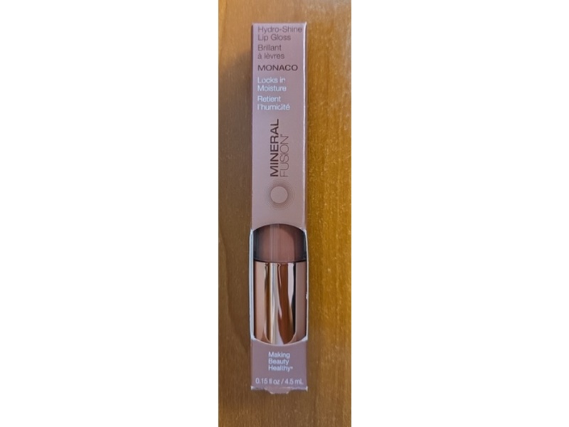 Mineral Fusion Hydro-Shine Lip Gloss, Monaco, 0.15 fl oz/4.6 mL