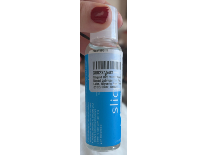 Sliquid H2O Natural Intimate Lubricant, 2.0 fl oz/60 mL