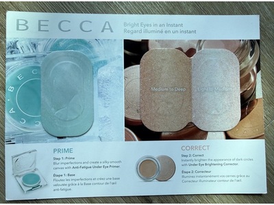 Becca Bright Eyes Anti-fatigue Under Eye Primer & Under Eye Brightening Corrector Set, Light To Medium + Medium To Deep