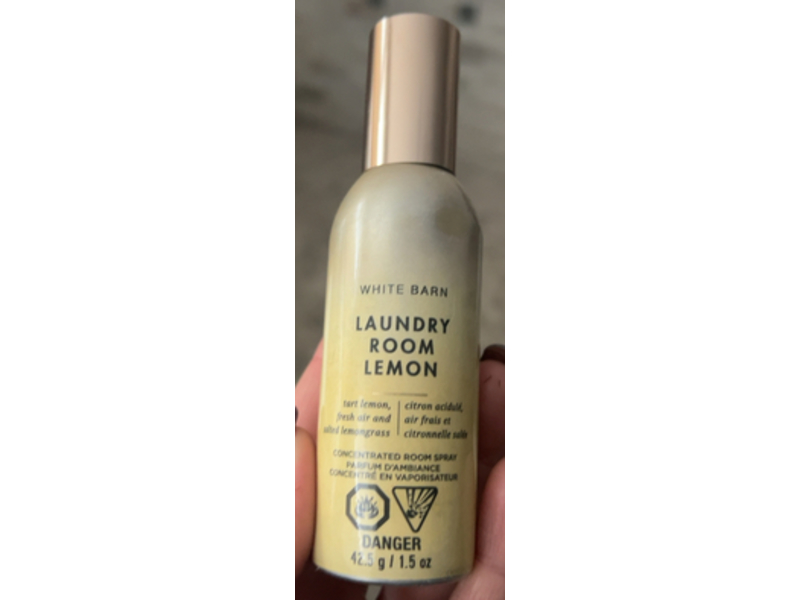 White Barn Concentrated Room Spray, Laundry Room Lemon, 1.5 oz/42.5 g, Pack Of 2