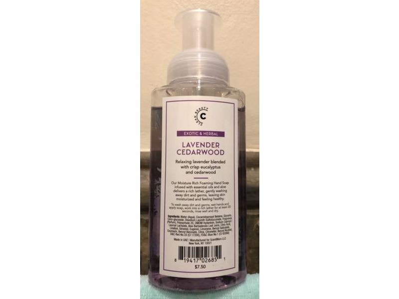 Scent Worx Moisture Rich Foaming Hand Soap, Lavender Cedarwood, 8.75 fl oz/259 mL