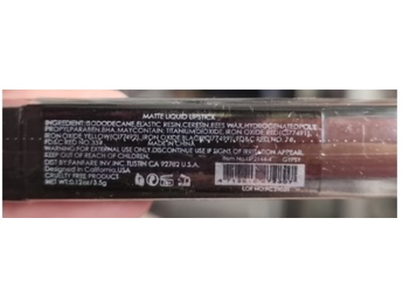 Amuse Spellbound Lips Matte Liquid Lipstick, 02 Virgin, 0.12 oz/3.5 g