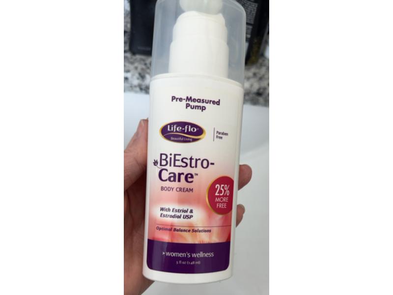 Life-Flo Biestro-Care Body Cream, Estriol & Estradiol, 5 fl oz/148 mL