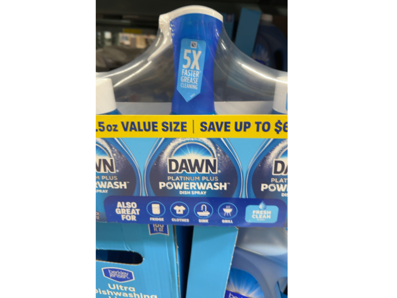 Dawn Platinum Plus Powerwash Dish Spray Kit, Fresh Scent, 64.5 fl oz/1.90 L