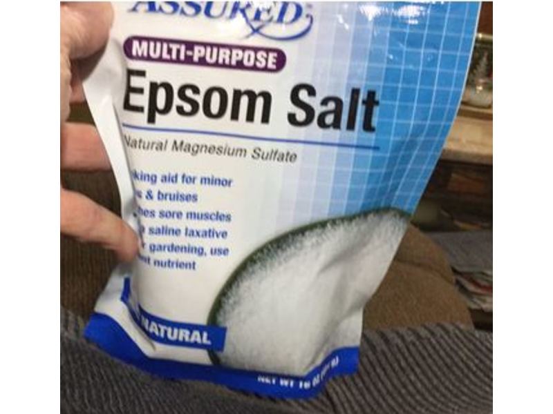 Assured Multi-Purpose Epsom Salt, All Natural, 16 oz/454 g