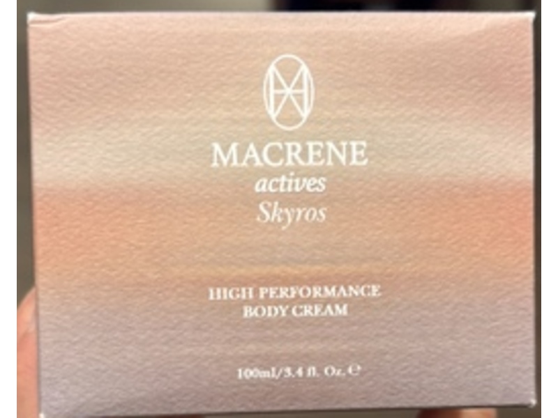 Macrene Actives Skyros High Performance Body Cream, 3.4 fl oz/100 mL