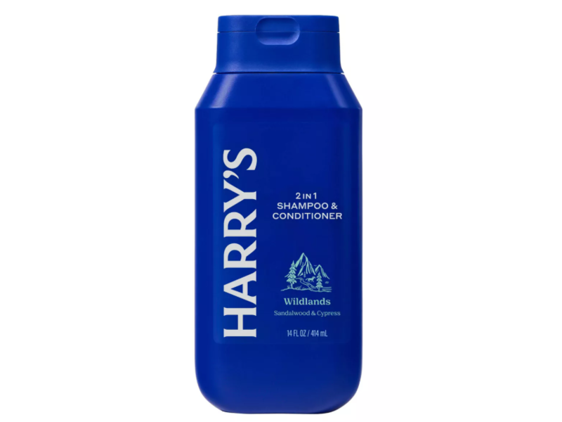 Harry's 2 In 1 Shampoo & Conditioner, Wildlands, 14 fl oz/414 mL, Pack Of 3