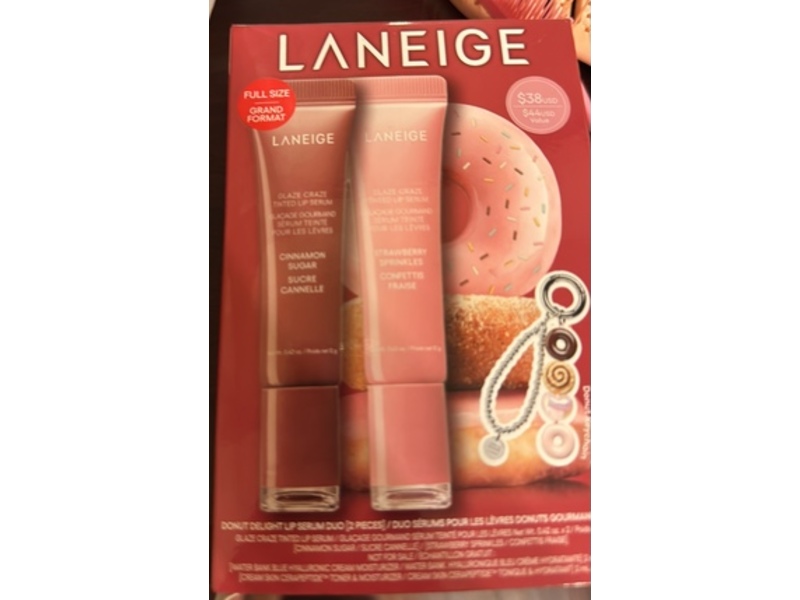 Laneige Donut Delight Lip Serum Duo